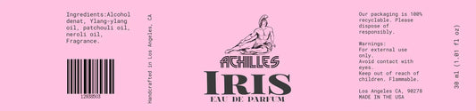IRIS box label